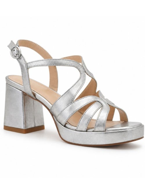 Sandalen met hak materiale sintetico montevita - Kiabi