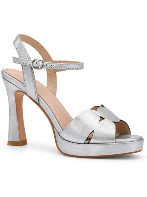 Sandalen met hak materiale sintetico montevita - Kiabi