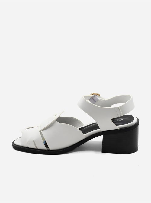Sandalen met hak, riempje en gesp - Kiabi Sandalen met hak, riempje en gesp - Kiabi