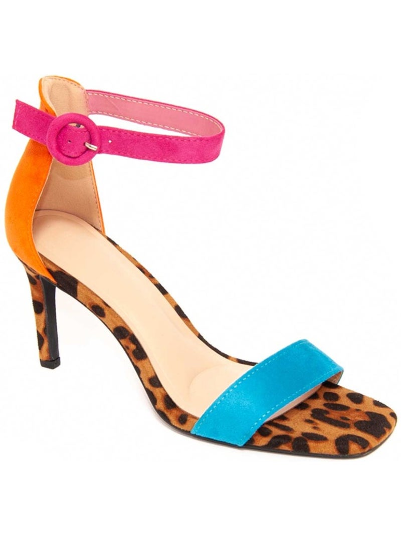Sandalen Met Hak Synthetisch Materiaal Montevita Multicolor - Kiabi