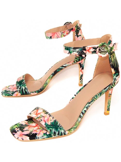 Sandalen Met Hak Synthetisch Materiaal Montevita - Kiabi