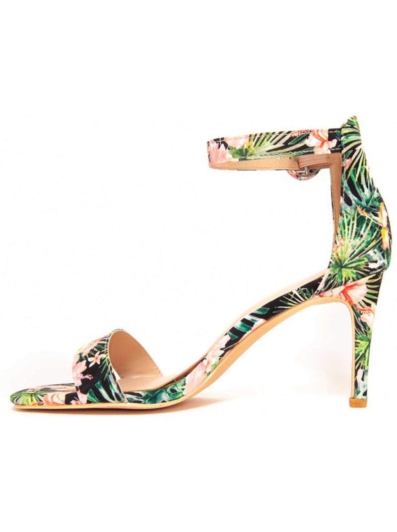 Sandalen Met Hak Synthetisch Materiaal Montevita Multicolor - Kiabi