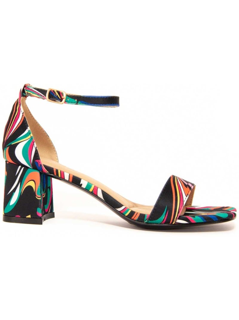Sandalen Met Hak Synthetisch Materiaal Montevita Multicolor - Kiabi