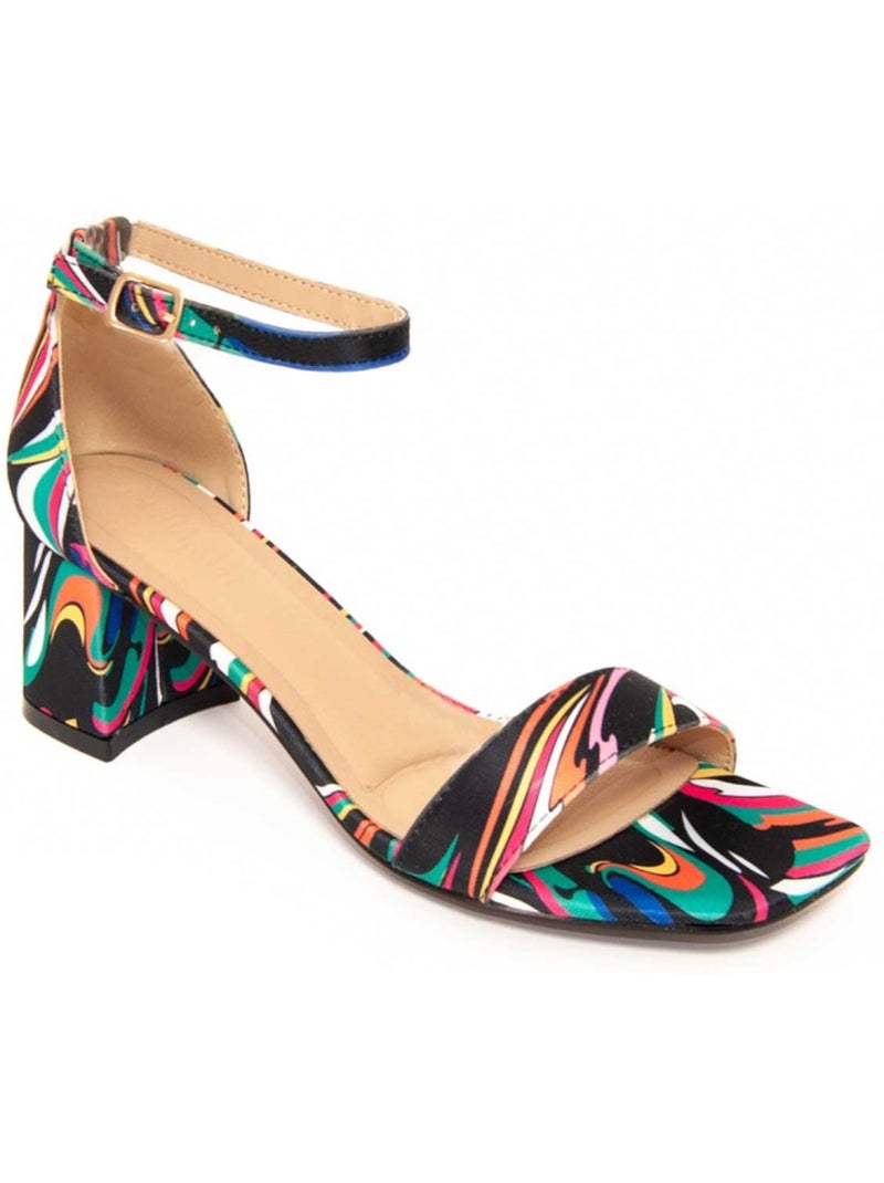 Sandalen Met Hak Synthetisch Materiaal Montevita Multicolor - Kiabi