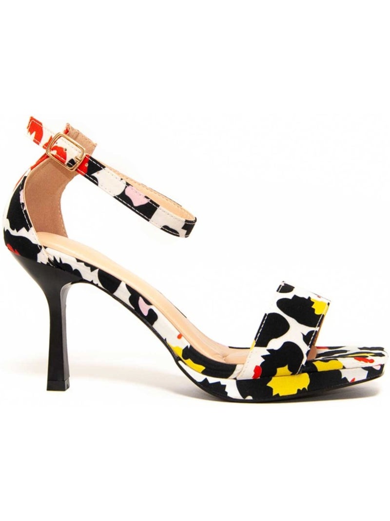 Sandalen Met Hak Synthetisch Materiaal Montevita Zwart - Kiabi