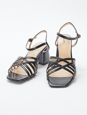 Sandalen met hak