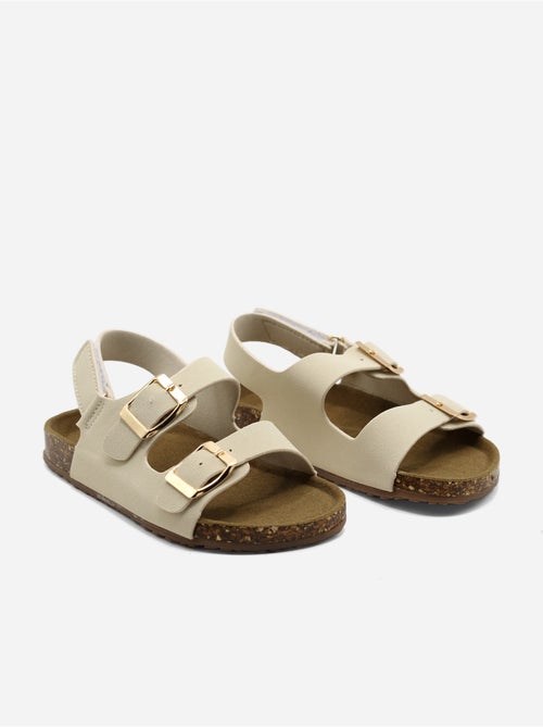Sandalen met klittenband - Kiabi