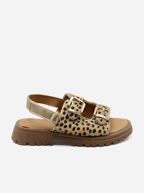 Sandalen met klittenband - Kiabi