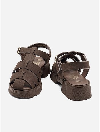 Sandalen met klittenband