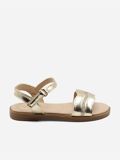 Sandalen met klittenband - Kiabi