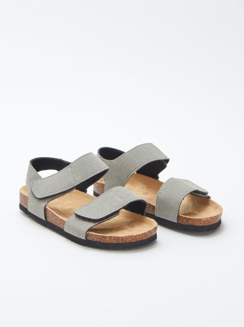 Sandalen met klittenband - Kiabi