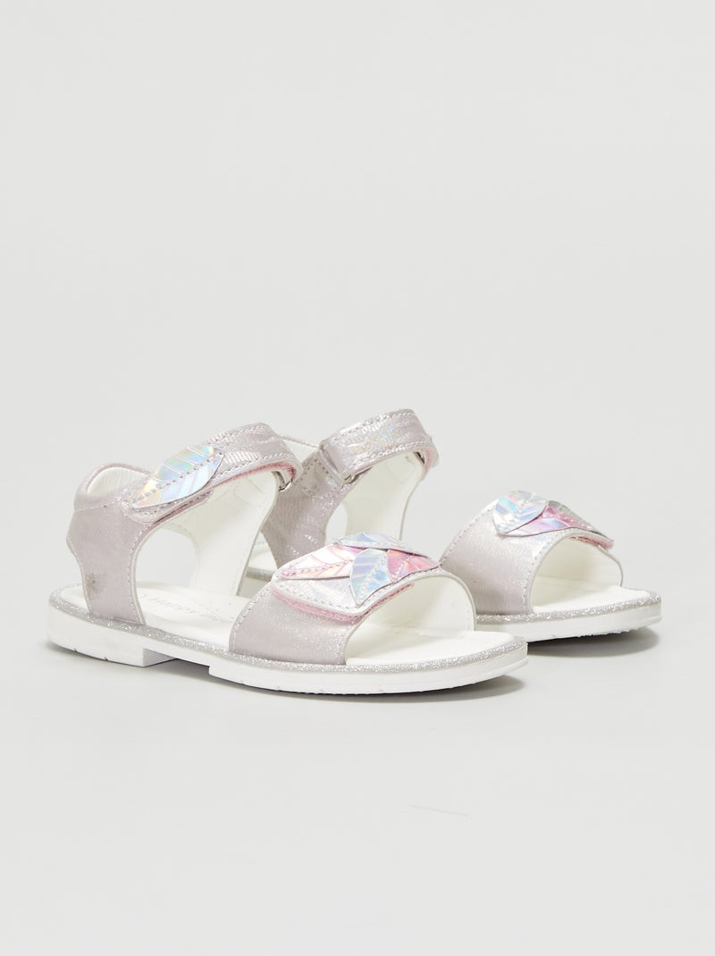 Sandalen met klittenband ROSE - Kiabi