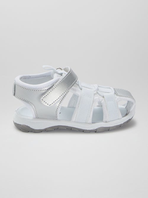 Sandalen met klittenbandsluiting - Kiabi