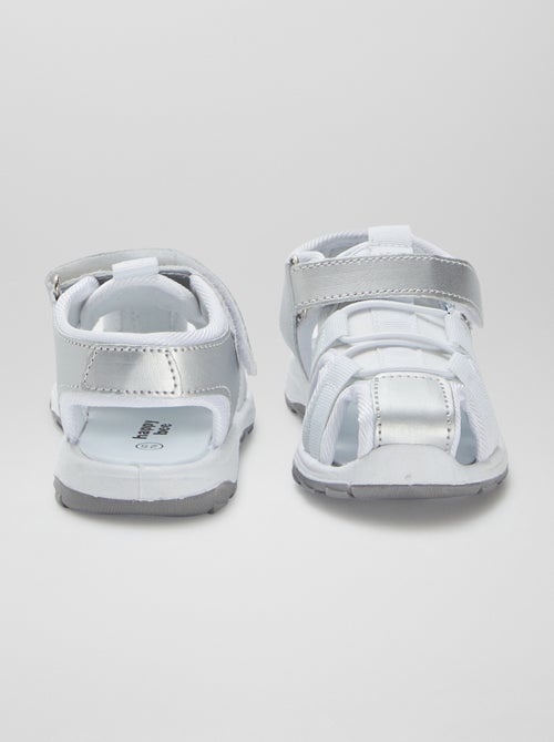 Sandalen met klittenbandsluiting - Kiabi