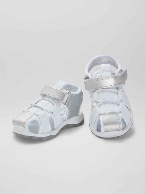 Sandalen met klittenbandsluiting - Kiabi