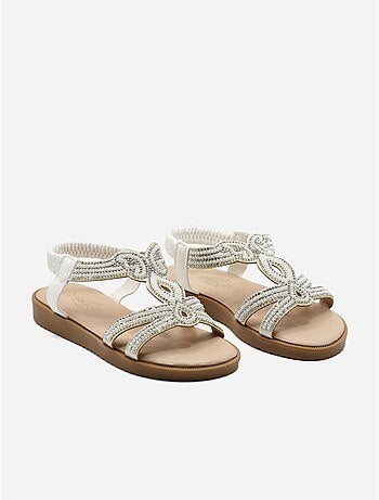 Sandalen met kralen