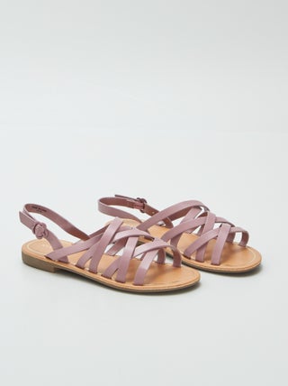 Sandalen met riempjes