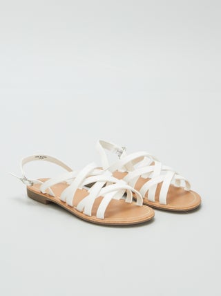 Sandalen met riempjes