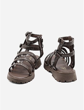 Sandalen met rits