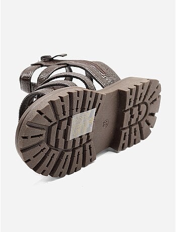 Sandalen met rits