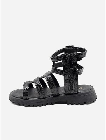 Sandalen met rits