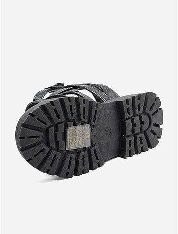 Sandalen met rits