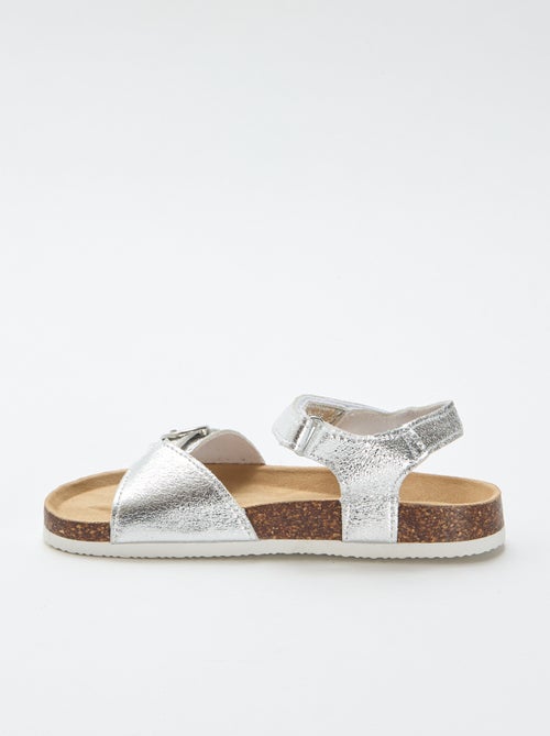 Sandalen met ronde gesp - Kiabi