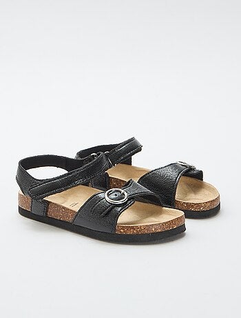 Sandalen met ronde gesp