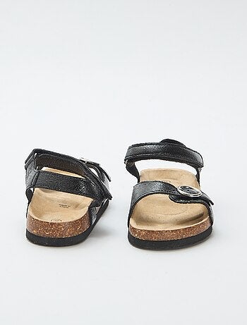 Sandalen met ronde gesp