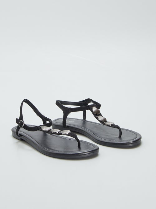 Sandalen met schelpen - Kiabi