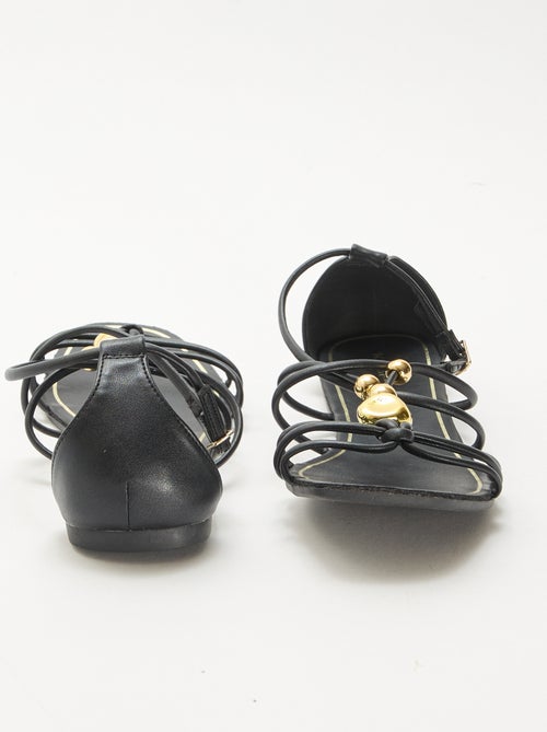 Sandalen met sieraden - Kiabi