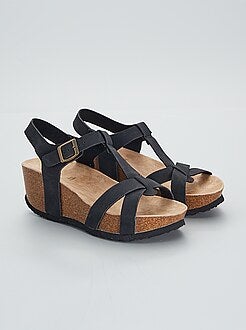 dek wrijving voor de hand liggend Elegante en trendy platte sandalen dames - maat 39 - Kiabi