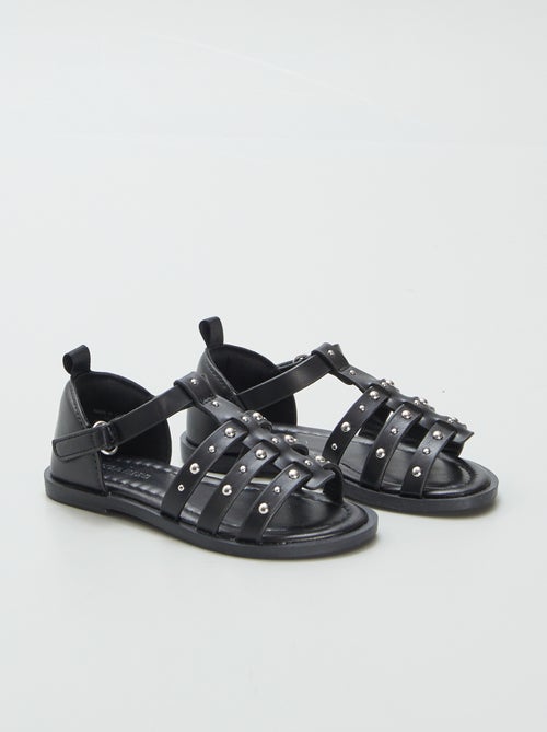 Sandalen met studs op de riempjes - Kiabi