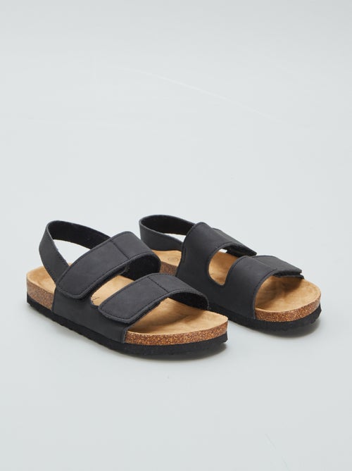Sandalen met twee klittenbanden - Kiabi
