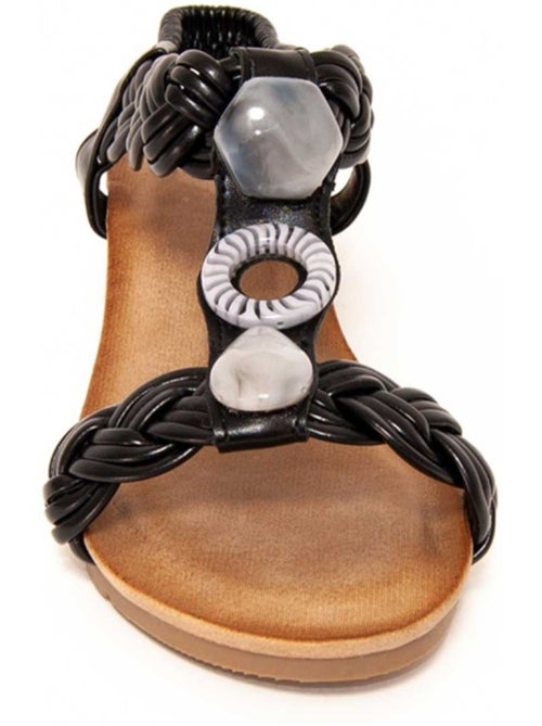 Sandalen met wedge synthetisch materiaal montevita - Kiabi Sandalen met wedge synthetisch materiaal montevita - Kiabi