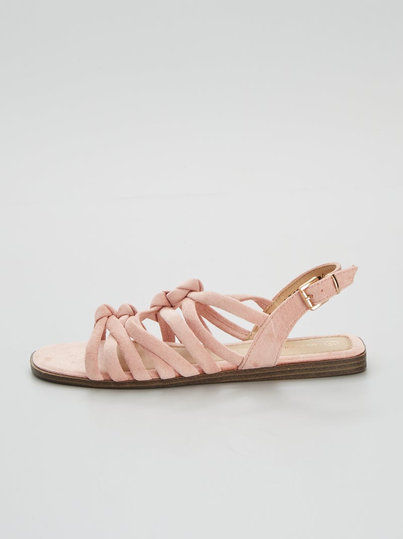 Sandalen van suèdine BIEGE - Kiabi