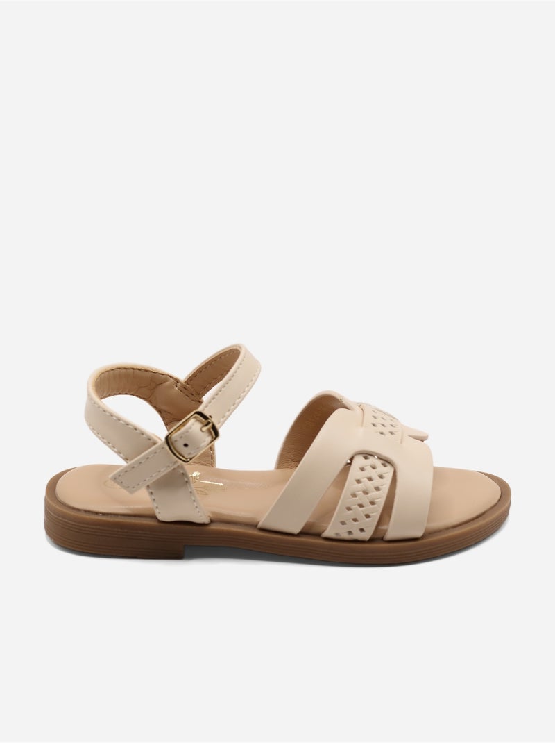 Sandales à boucle Beige - Kiabi