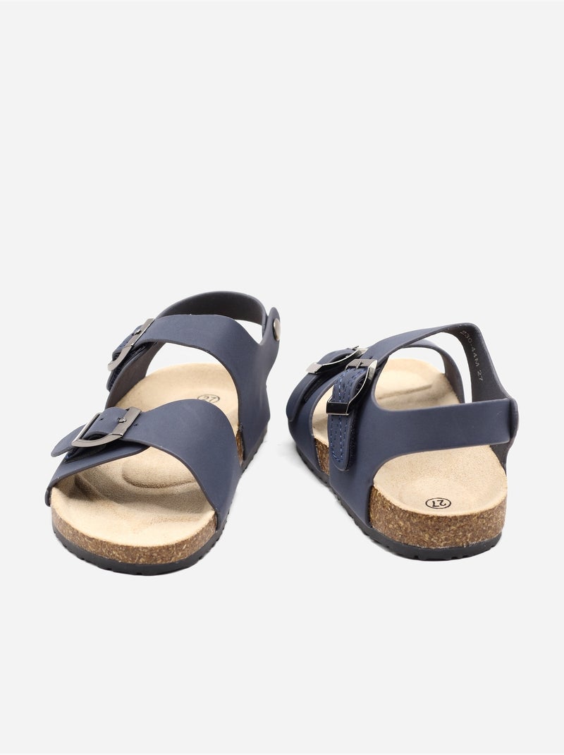 Sandales à brides Bleu foncé - Kiabi