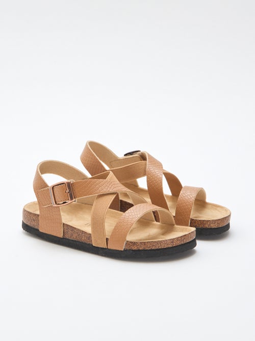 Sandales à brides croisées - Kiabi