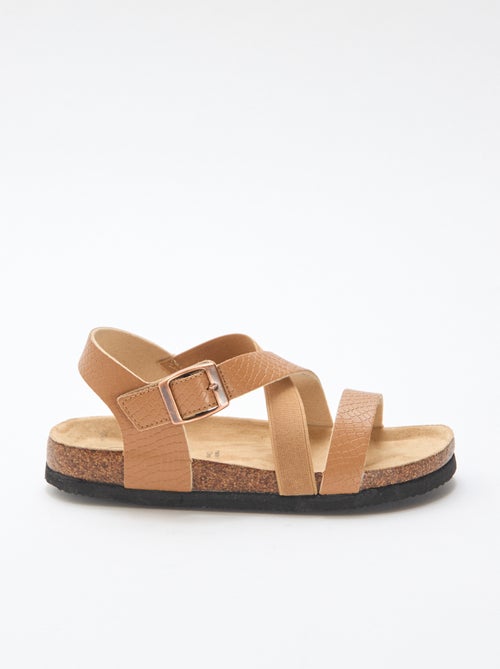 Sandales à brides croisées - Kiabi