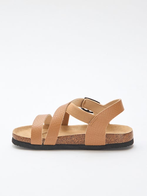 Sandales à brides croisées - Kiabi