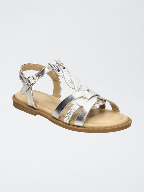 Sandales à brides tressées - Kiabi
