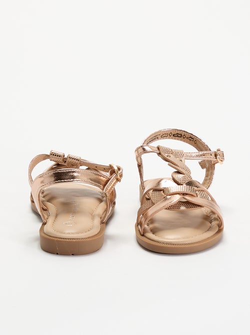 Sandales à brides tressées - Kiabi