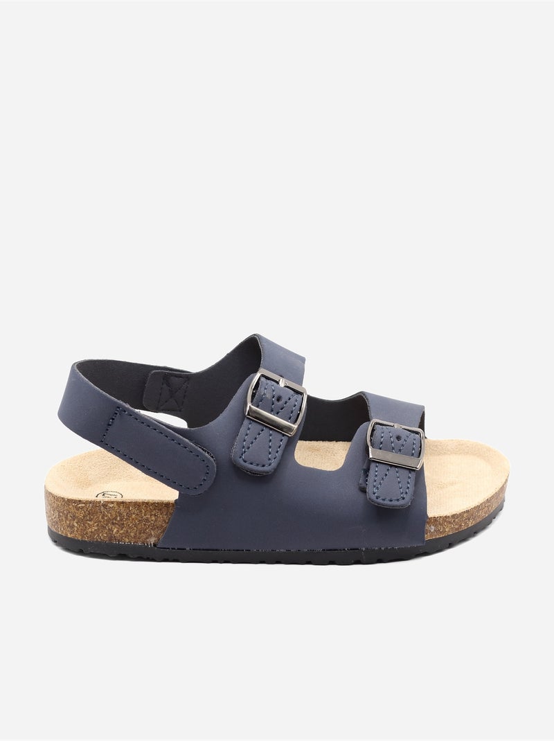 Sandales à scratch Bleu foncé - Kiabi