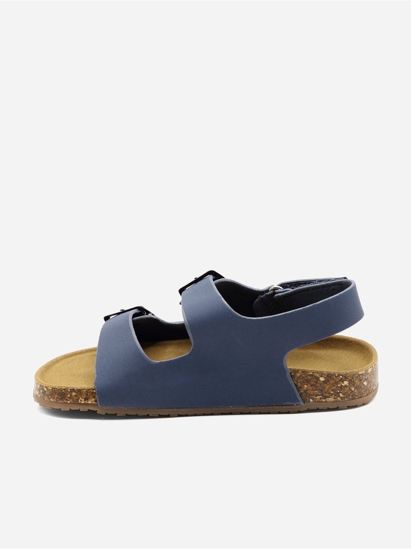 Sandales à scratch Bleu foncé - Kiabi