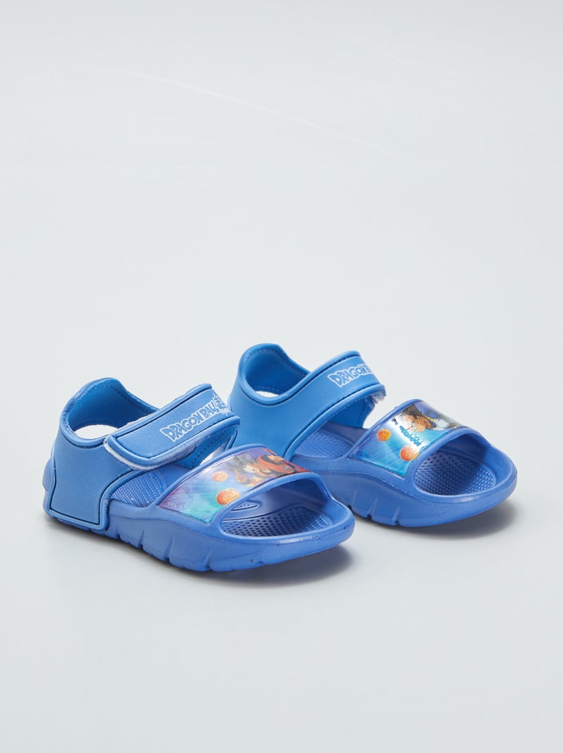 Sandales à scratchs 'Dragon Ball Z' bleu - Kiabi