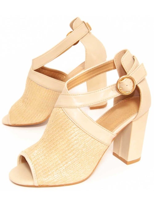 Sandales à Talons Matériel Synthétique Montevita - Kiabi