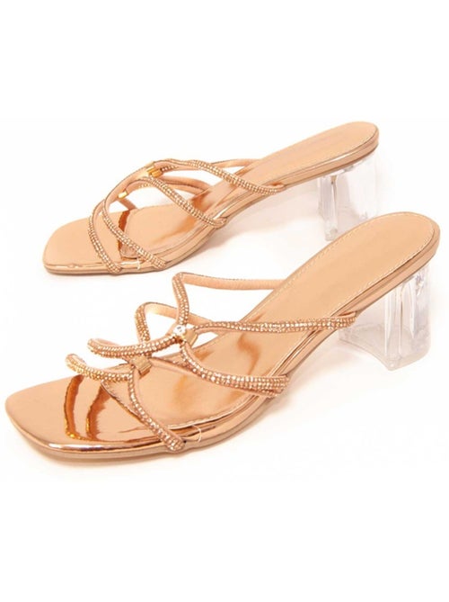 Sandales à Talons Matériel Synthétique Montevita - Kiabi Sandales à Talons Matériel Synthétique Montevita - Kiabi