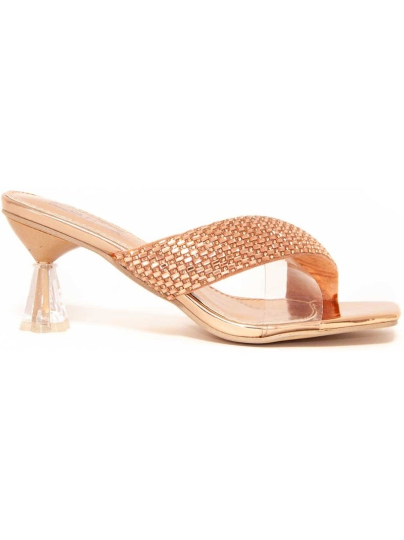 Sandales à Talons Matériel Synthétique Montevita Rose - Kiabi
