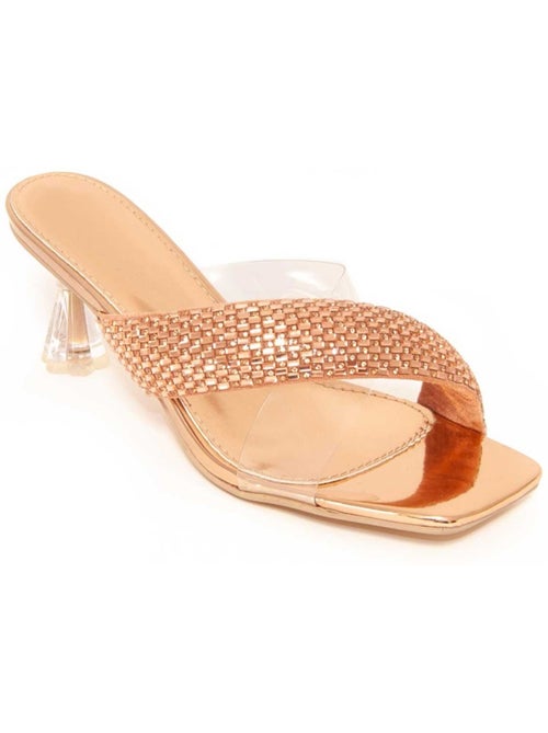 Sandales à Talons Matériel Synthétique Montevita - Kiabi Sandales à Talons Matériel Synthétique Montevita - Kiabi